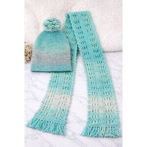 Luna Lovegood Knit Hat and Scarf Set Cosplay Costume Wool Blend Harry Potter NWT